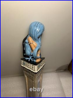 LORELEI BREWING BLUE HAIR SEA NYMPH MERMAID EPHYRA draft beer tap handle. TEXAS
