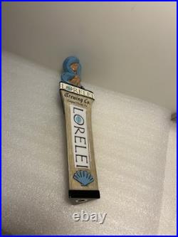 LORELEI BREWING BLUE HAIR SEA NYMPH MERMAID EPHYRA draft beer tap handle. TEXAS