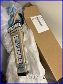 LORELEI BREWING BLUE HAIR SEA NYMPH MERMAID EPHYRA draft beer tap handle. TEXAS