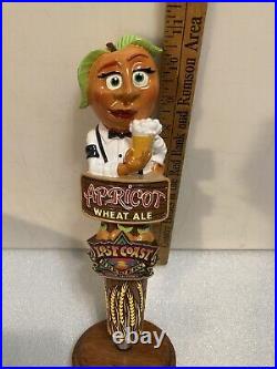 LOST COAST APRICOT WHEAT SEXY FRUIT beer tap handle. CALIFORNIA
