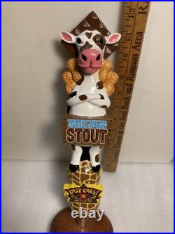 LOST COAST PEANUT BUTTER CHOCOLATE MILK STOUT draft beer tap handle. CALIFORNIA