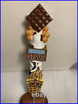 LOST COAST PEANUT BUTTER CHOCOLATE MILK STOUT draft beer tap handle. CALIFORNIA