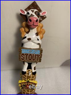 LOST COAST PEANUT BUTTER CHOCOLATE MILK STOUT draft beer tap handle. CALIFORNIA