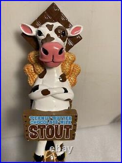 LOST COAST PEANUT BUTTER CHOCOLATE MILK STOUT draft beer tap handle. CALIFORNIA