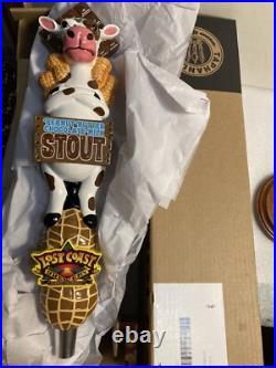 LOST COAST PEANUT BUTTER CHOCOLATE MILK STOUT draft beer tap handle. CALIFORNIA