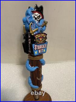 LOST COAST STARGAZE WIT PIRATE AND THE KRAKEN draft beer tap handle. CALIFORNIA