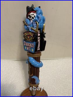 LOST COAST STARGAZE WIT PIRATE AND THE KRAKEN draft beer tap handle. CALIFORNIA