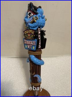 LOST COAST STARGAZE WIT PIRATE AND THE KRAKEN draft beer tap handle. CALIFORNIA