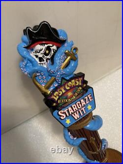 LOST COAST STARGAZE WIT PIRATE AND THE KRAKEN draft beer tap handle. CALIFORNIA