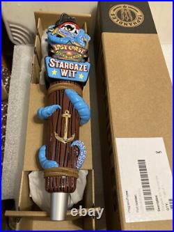 LOST COAST STARGAZE WIT PIRATE AND THE KRAKEN draft beer tap handle. CALIFORNIA