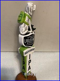 LOST FORTY BREWING ROCKHOUND IPA draft beer tap handle. ARKANSAS