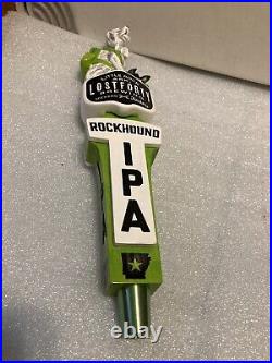 LOST FORTY BREWING ROCKHOUND IPA draft beer tap handle. ARKANSAS