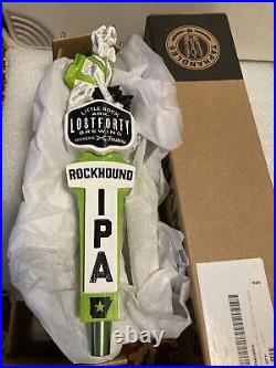 LOST FORTY BREWING ROCKHOUND IPA draft beer tap handle. ARKANSAS