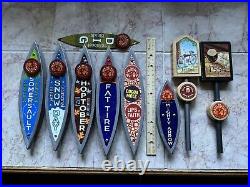 LOT OF 8! NEW BELGIUM BEER TAP HANDLES & 1 Plate. Tapper. Man Cave