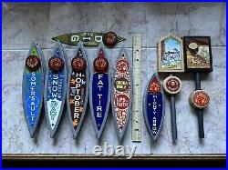 LOT OF 8! NEW BELGIUM BEER TAP HANDLES & 1 Plate. Tapper. Man Cave