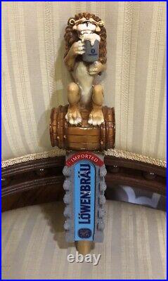 LOWENBRAU BEER LION Drinking Beer Draft beer tap handle Pre-owned See Desc