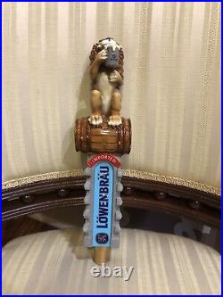 LOWENBRAU BEER LION Drinking Beer Draft beer tap handle Pre-owned See Desc