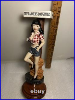 LUCETTE BREWING THE FARMERS DAUGHTER LUCETTE draft beer tap handle. WISCONSIN