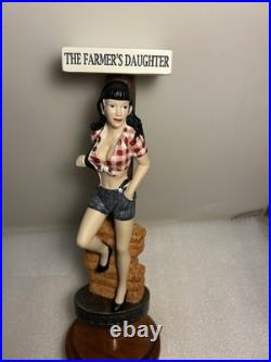 LUCETTE BREWING THE FARMERS DAUGHTER LUCETTE draft beer tap handle. WISCONSIN