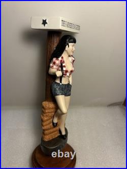 LUCETTE BREWING THE FARMERS DAUGHTER LUCETTE draft beer tap handle. WISCONSIN