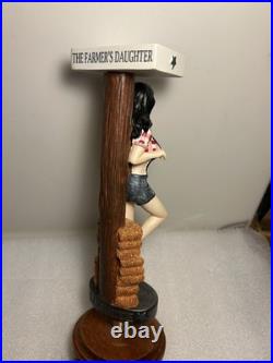 LUCETTE BREWING THE FARMERS DAUGHTER LUCETTE draft beer tap handle. WISCONSIN