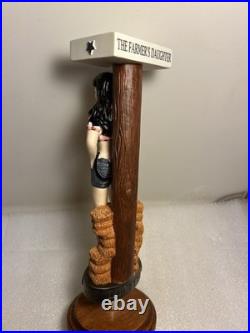 LUCETTE BREWING THE FARMERS DAUGHTER LUCETTE draft beer tap handle. WISCONSIN