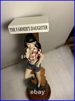 LUCETTE BREWING THE FARMERS DAUGHTER LUCETTE draft beer tap handle. WISCONSIN