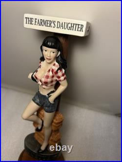LUCETTE BREWING THE FARMERS DAUGHTER LUCETTE draft beer tap handle. WISCONSIN