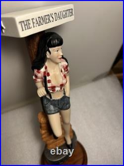 LUCETTE BREWING THE FARMERS DAUGHTER LUCETTE draft beer tap handle. WISCONSIN