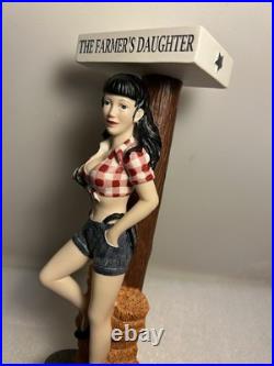 LUCETTE BREWING THE FARMERS DAUGHTER LUCETTE draft beer tap handle. WISCONSIN
