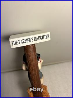 LUCETTE BREWING THE FARMERS DAUGHTER LUCETTE draft beer tap handle. WISCONSIN