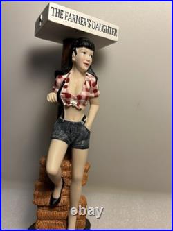 LUCETTE BREWING THE FARMERS DAUGHTER LUCETTE draft beer tap handle. WISCONSIN