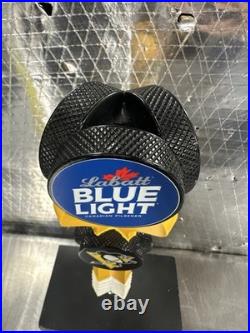Labatt Blue Light Pittsburgh Penguins NHL Hockey Sticks Beer Tap Handle