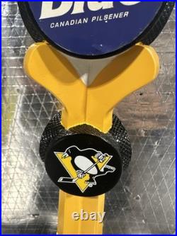 Labatt Blue Light Pittsburgh Penguins NHL Hockey Sticks Beer Tap Handle
