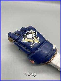 Labatt Blue Pittsburgh Penguins Glove Beer Tap Handle Rare Blue Color