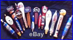 Large Lot of Beer Tap Handles14 drafts, lagers, Budweiser, sam Adams, coors& more