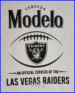 Las Vegas Raiders Modelo Tap Handle, Ceramic New! Modelo Raiders