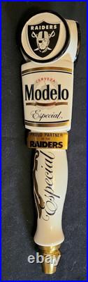 Las Vegas Raiders Modelo Tap Handle, Ceramic New! Modelo Raiders