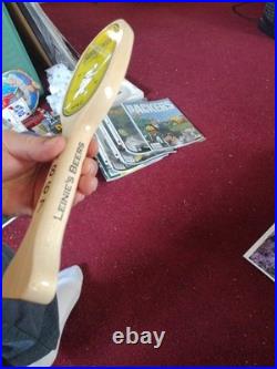 Leinenkugel's Beer Tap Handle Milwaukee Brewers Barrelman Stadium Bar RARE 13