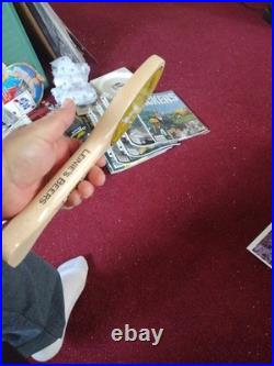 Leinenkugel's Beer Tap Handle Milwaukee Brewers Barrelman Stadium Bar RARE 13 Leinenkugel's Beer Tap Handle Milwaukee Brewers Barrelman Stadium Bar RARE 13