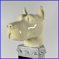 Leprechaun Premium Hard Cider, GOLDEN CIDER Figural Dog 12.5 Beer Tap Handle