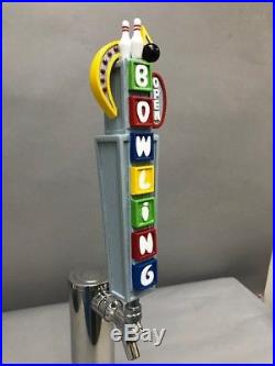Let's Go Bowling Bar Beer Tap Handle Direct From Ron Lee Art Casting
