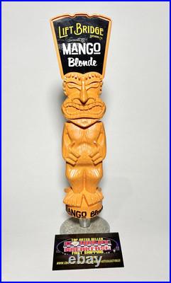 Lift Bridge Brewing Company Mango Blonde Orange Tiki Beer Tap Handle 11 Tall