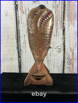 Little Miss Brewing Tap Handle Beer San Diego CA Copper Bomb RARE HTF Distressed