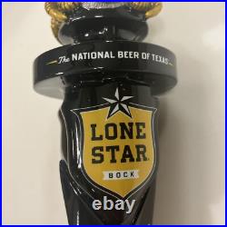 Lone Star Bock Beer Ram Tap Handle with Original Box