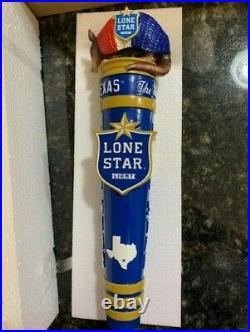 Lone Star Light Beer Armadillo Beer Tap Handle NIB Texas