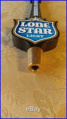 Lone Star Light Blue Beer Tap Handle