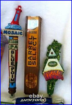 Lot Group Of 17 Beer Tap Handles -corona-red Hook-blue Point-magic Hat-& More