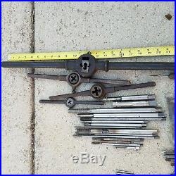 Lot Machinist Tools Taps Tap Wrenches Dies Die Handles USA Made Vintage Bits NOS