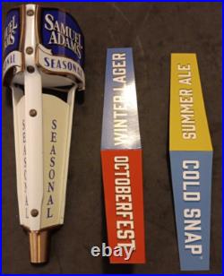 Lot Of 10 Samuel Adams Beer Tap Handles Lot Beer Collector Bar Closure Lot